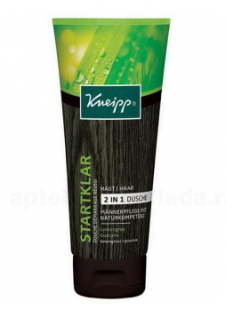 Kneipp мужской гель д/душа и шампунь 2в1 яркий старт 200 мл N 1