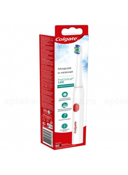Колгейт зубная щетка ProClinical150 глубокая чистка мягкая на батарейках N 1