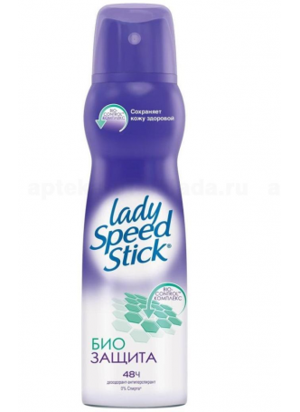 Lady Speed Stick дезодорант-спрей Био защита 150мл N 1 оптом