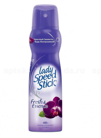 Lady Speed Stick дезодорант-спрей Fresh и Essence черная орхидея 150мл N 1 оптом