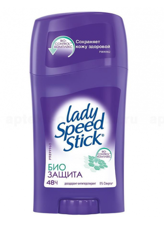 Lady Speed Stick дезодорант в карандаше д/женщин био защита 45г N 1