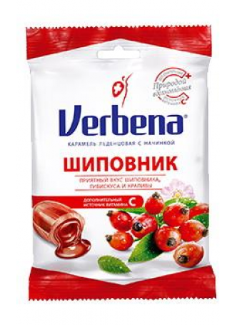Леденцы Вербена шиповник пак 60г БАД N 1 оптом