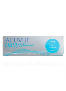 Линзы контактые 1 Day Acuvue OASYS with HydraLuxe 9.0/-2.50 N 30