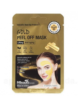 MBeauty маска-пленка д/лица подтягивающая с коллоидным золотом 7г х 3шт N 1