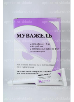 Муважель увлажн негормон гель д/интим гигиены 5мл N 4