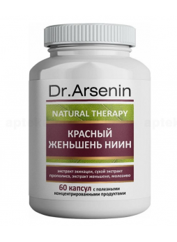 Natural Therapy Красный женьшень ниин капс N 60