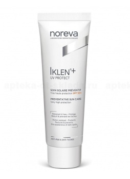 Noreva Иклен крем солнцезащитный 30мл SPF 50+ против пигментных пятен N 1