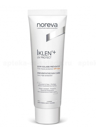 Noreva Иклен крем солнцезащитный 30мл SPF 50+ против пигментных пятен N 1