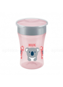 Nuk Magic Cup поильник Микки Маус с непротек крышк-насадк д/питья через край 8+ 230мл /10255425/ N 1
