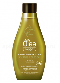 Olea Urban крем-гель д/душа снятие стресса зеленый чай тройное увлажнение 300мл N 1