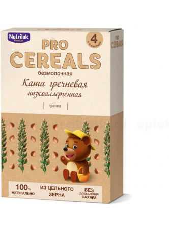 Pro Gereals Nutrilac premium каша сух б/мол гречневая низкоалергенная 4+ 200 г N 1