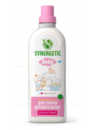 Synergetic Baby гель 1л д/стирки детского белья гипоаллерг N 1