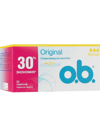 Тампоны O.b original normal N 32