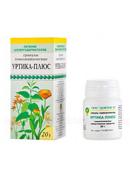 Уртика-плюс гранулы гомеопатические 20г N 1
