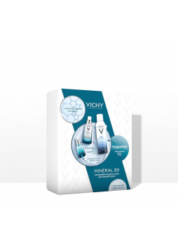 Vichy mineral 89 набор д/влаж/защиты кожи набор (ежедн гель-сыворот 50мл+уход д/кожи вокруг глаз15мл