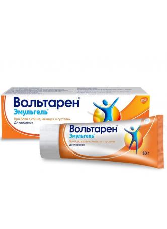 Вольтарен эмульгель 1% 50Г N 1 оптом
