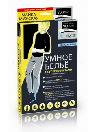 Vulkan termo майка мужская умное белье универсальный размер N 1 оптом