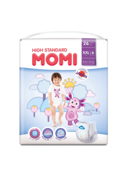 Японские подгузники Momi High Standard р.XXLот 15 кг N 26
