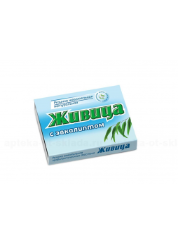 Живица из смолы лиственницы сибирской смолка жев 0,8г с эвкалиптом N 5