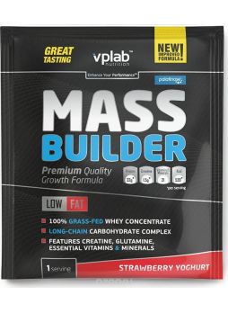 Mass Builder со вкусом клубника-йогурт 1,2кг пакет N 1