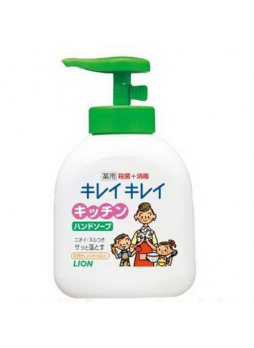 LION Kirei Kirei Пенное антибактериальное мыло для рук, флакон-дозатор, 250 мл N 1