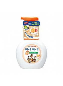LION Kirei Kirei Пенное мыло для рук с ароматом апельсина, флакон-дозатор, 250 мл N 1