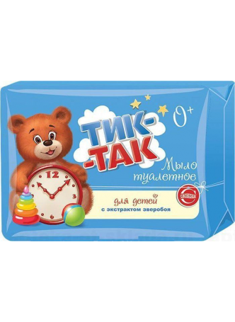 Тик-так мыло детское 150г с экстр зверобоя N 1 оптом