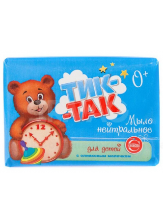 Тик-так мыло детское 90г 0+мес с оливковым маслом N 1 оптом