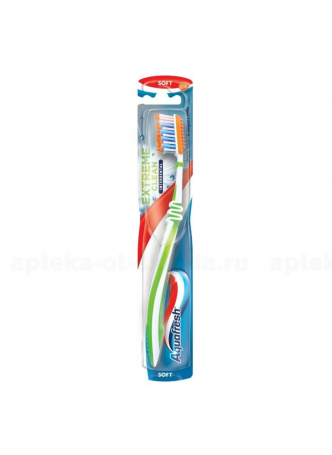Аквафреш Зубная щетка Extreme clean средняя N 1 оптом