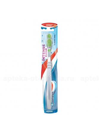 Аквафреш Зубная щетка Intense clean средняя N 1 оптом