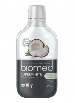 Biomed superwhite ополаскиватель 500мл бережное отбеливание N 1