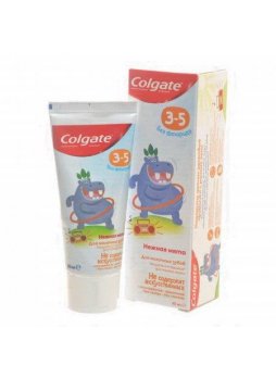 Colgate зубная паста детская д/молочных зубов нежная мята 3-5 лет60мл N 1