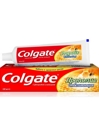 Colgate зубная паста прополис отбеливающая с фторидом и кальцием 100мл N 1