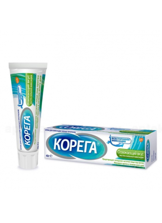 Корега крем д/фиксации зубн протез освежающий вкус 40г N 1