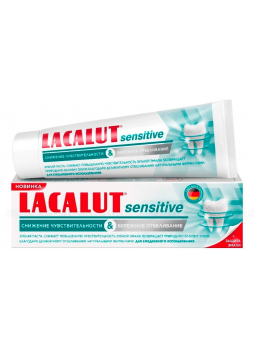 Lacalut Сенситив зубная паста снижение чуствит и бережное отбеливание 75мл N 1