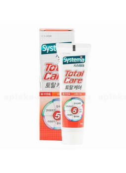 LION Зубная паста комплексный уход со вкусом апельсина «SYSTEMA TOTAL CARE»" 120г N 1