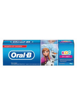 Oral-B kids зубная паста защита от сахара легкий вкус 3+ 75 мл N 1