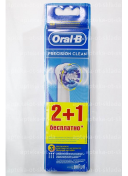 Сменные насадки к з/щ Oral-b электрич precision clean N 3