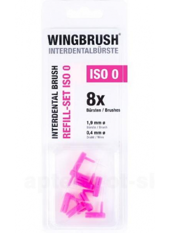 Wingbrush набор сменных ершиков refill-set iso0 1,9мм/0,4мм N 8 оптом