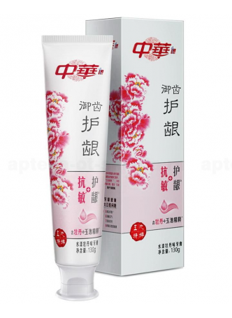 Zhong Hua зубная паста 130г с пионом д/чувствительных зубов и десен N 1 оптом