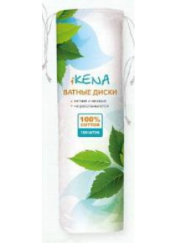 iKena ватные диски 100% хлопок N 120