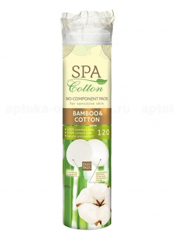 Spa Cotton ватны диски бамбук и хлопок N 120