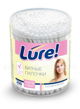 Lure ватные палочки банка N 200