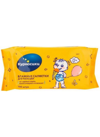 Курносики влажные салфетки д/малышей (40049) N 100 оптом