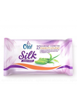 Ola silk sense салфетки влажные универсальные N 15