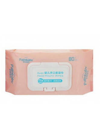 Palmbaby салфетки влажные с экстракт мяты DS380 N 80 оптом