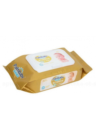 Palmbaby салфетки влажные с экстракт ромашки DS180 N 80