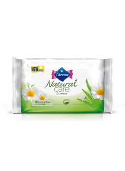 Салфетки влажные Либресс natural care с алоэ вера и ромашк N 20