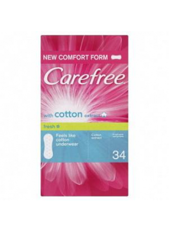 Carefree прокладки ежедн ароматиз cotton fresh экстракт хлопка N 34 оптом