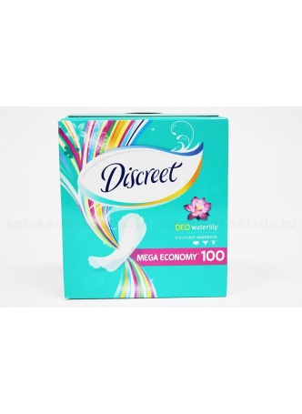 Discreet ежедн прокладки Alldays део Водная лилия N 100